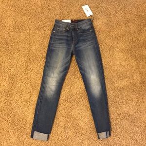 7 for all Man Kind High-Waisted Skinny Jeans